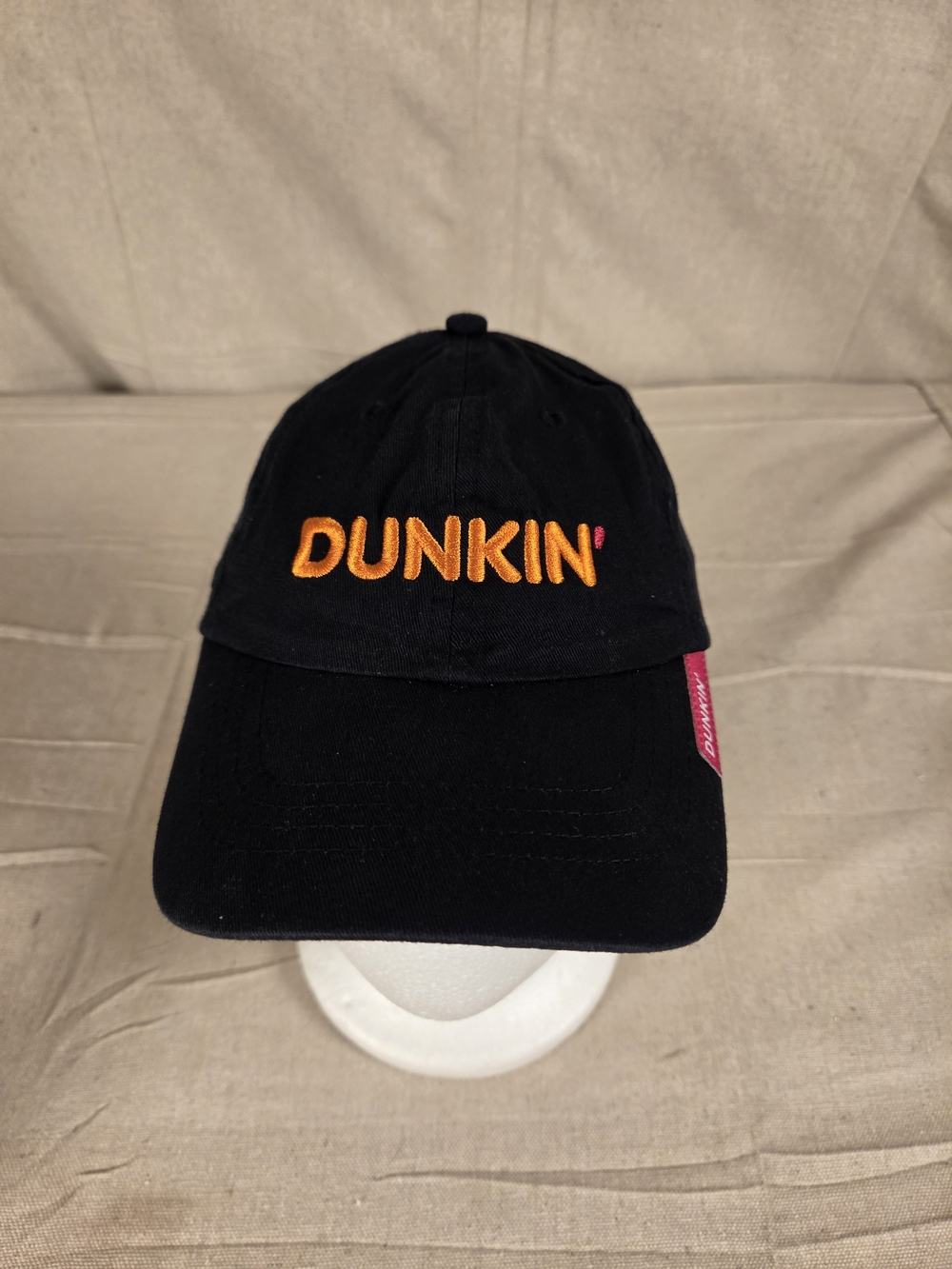 Dunkin' Donuts Black Adjustable Baseball Cap Hat